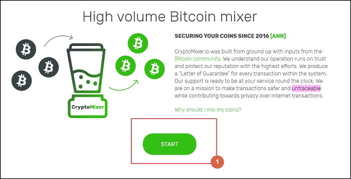 CryptoMixer Bitcoin